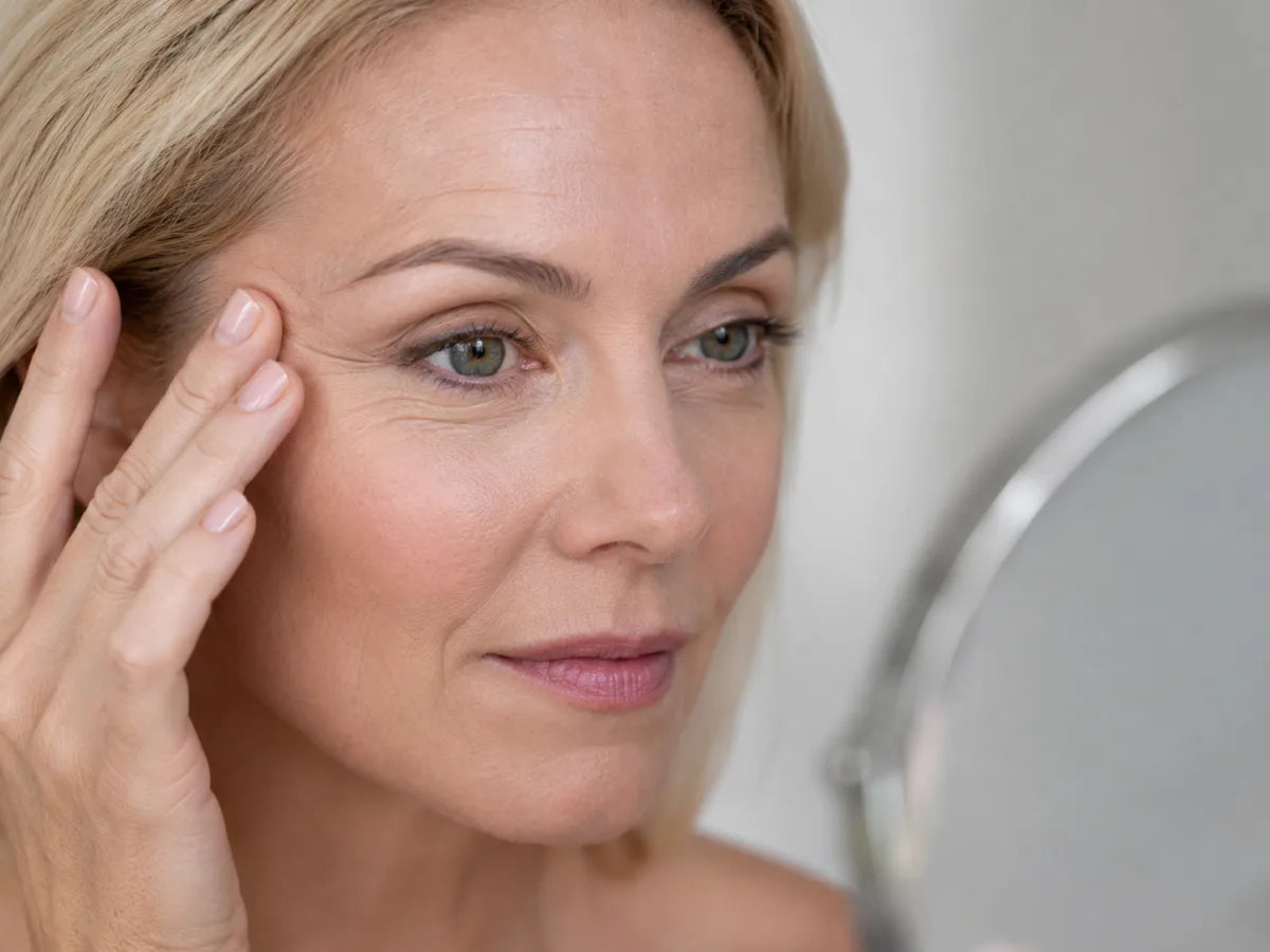 Crème contour des yeux qui reste en surface de la peau
