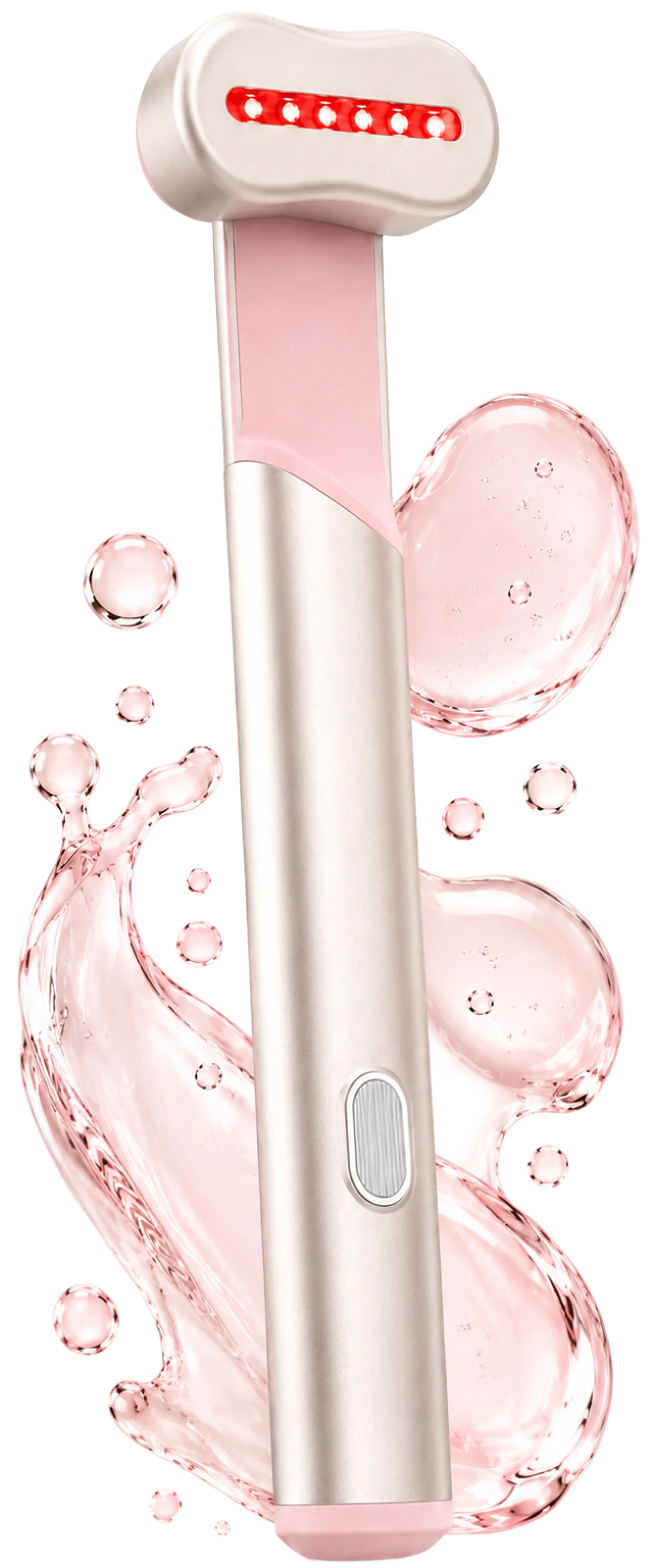 Lévéna Wand vu de face, lumière LED rouge active