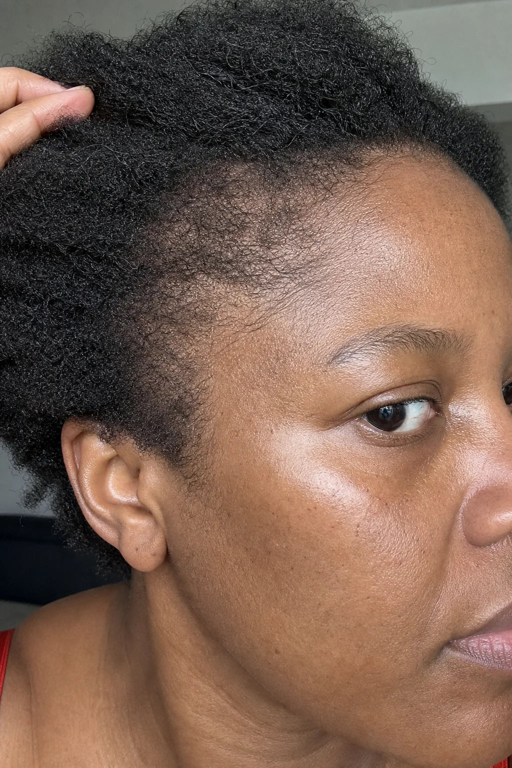 Photo cliente Fatou · contours